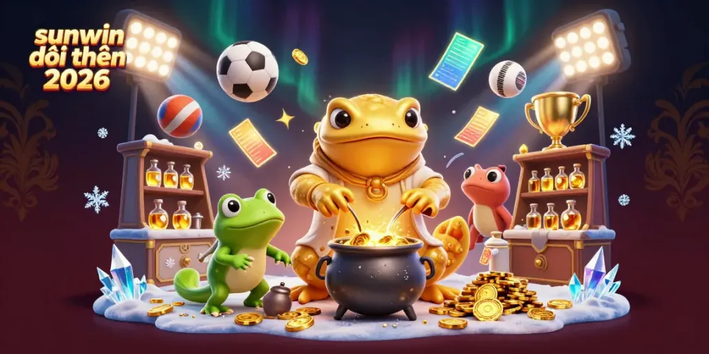 Experience the thrill of betting with sunwin đổi thưởng 2026, featuring dynamic sports elements and charming characters.