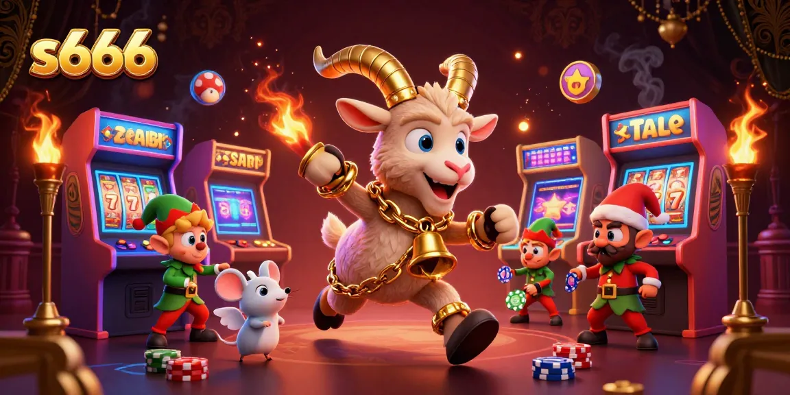 Experience thrilling gameplay at s666 as Krampus and friends host a haunted casino adventure.