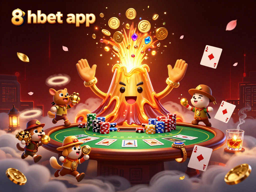 Experience excitement with 8xbet app featuring a thrilling scene of treasure hunting in a casino.
