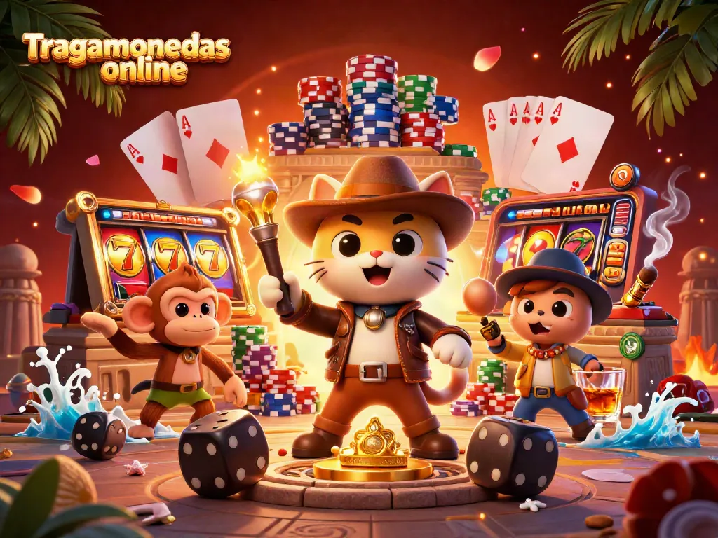 Gana en tragamonedas online con una aventura de un gato arqueólogo y su compañero, descubriendo tesoros.